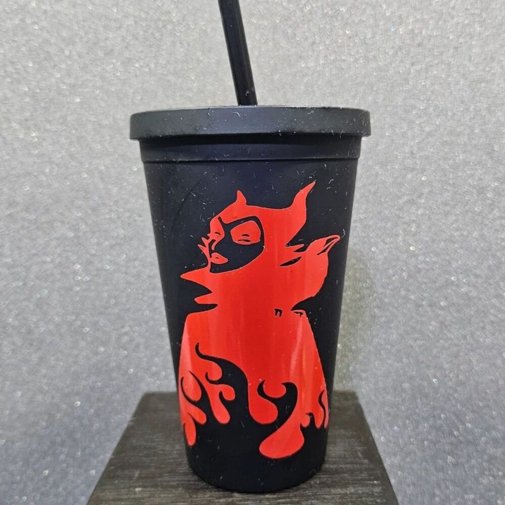 Maleficent is watching you! Sleeping beauty, Disney tumbler with straw!